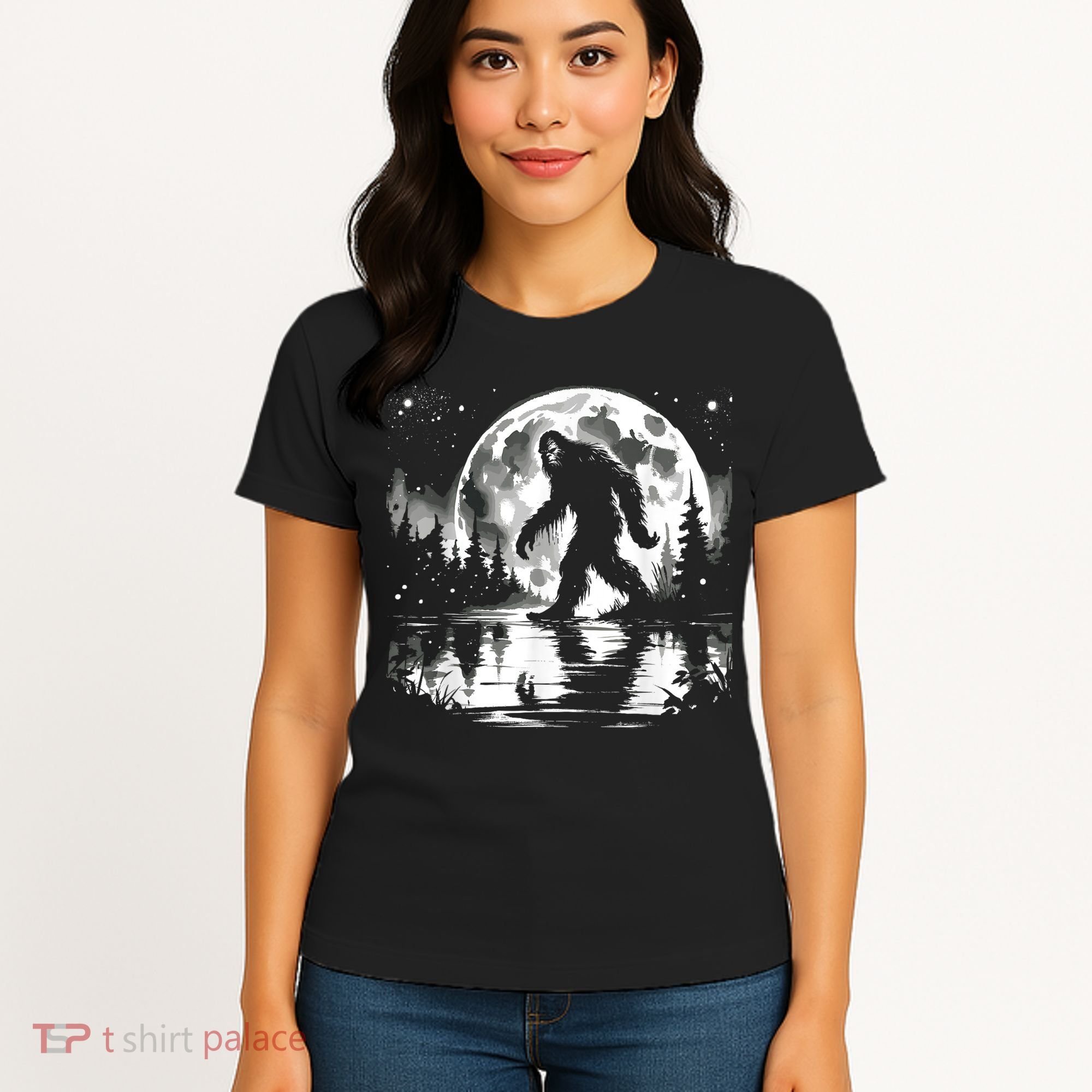 Bigfoot Sasquatch Cool Bigfoot Women's T-Shirt