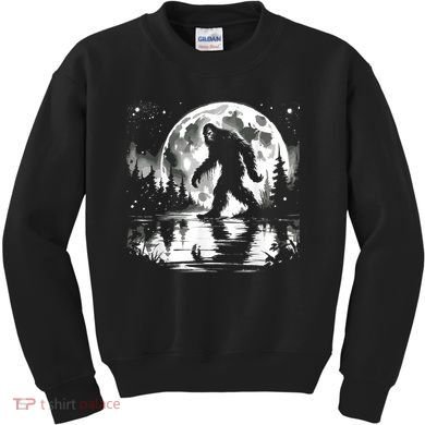 Bigfoot Sasquatch Cool Bigfoot Kids Sweatshirt