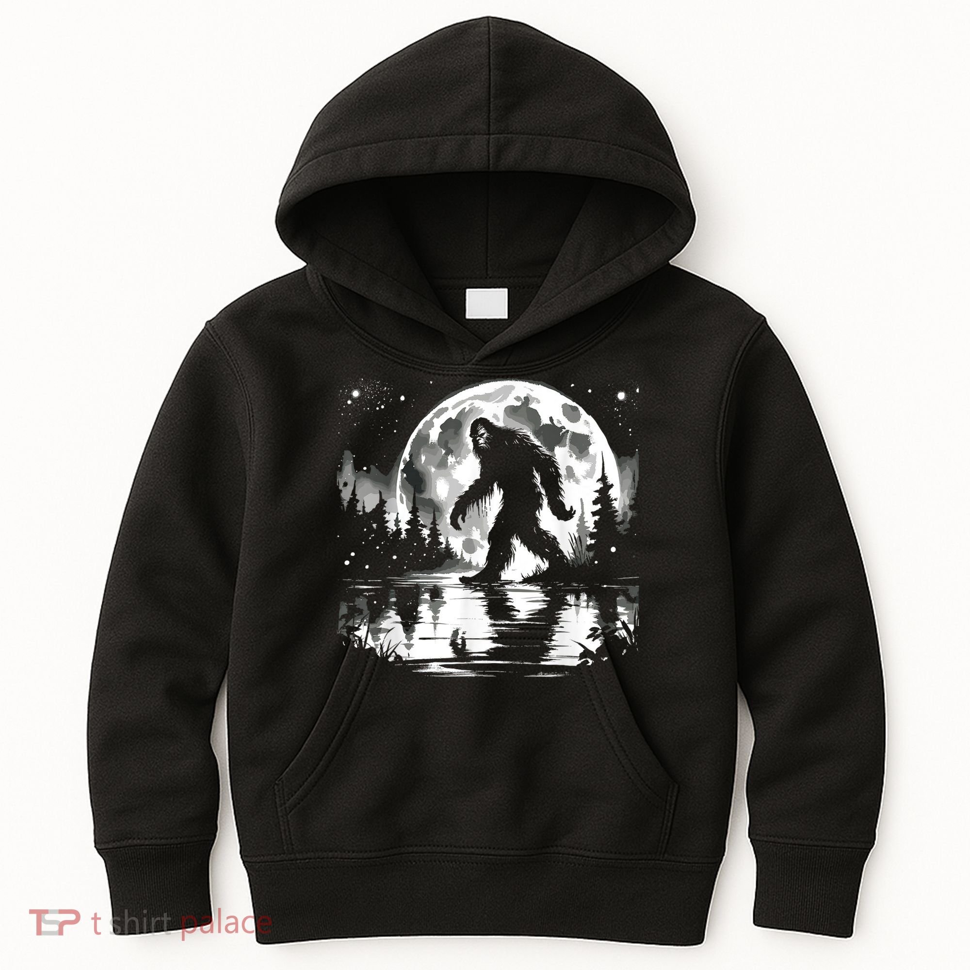 Bigfoot Sasquatch Cool Bigfoot Kids Hoodie