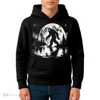 Bigfoot Sasquatch Cool Bigfoot Kids Hoodie thumb 4