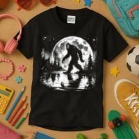 Bigfoot Sasquatch Cool Bigfoot Kids T-Shirt thumb 3