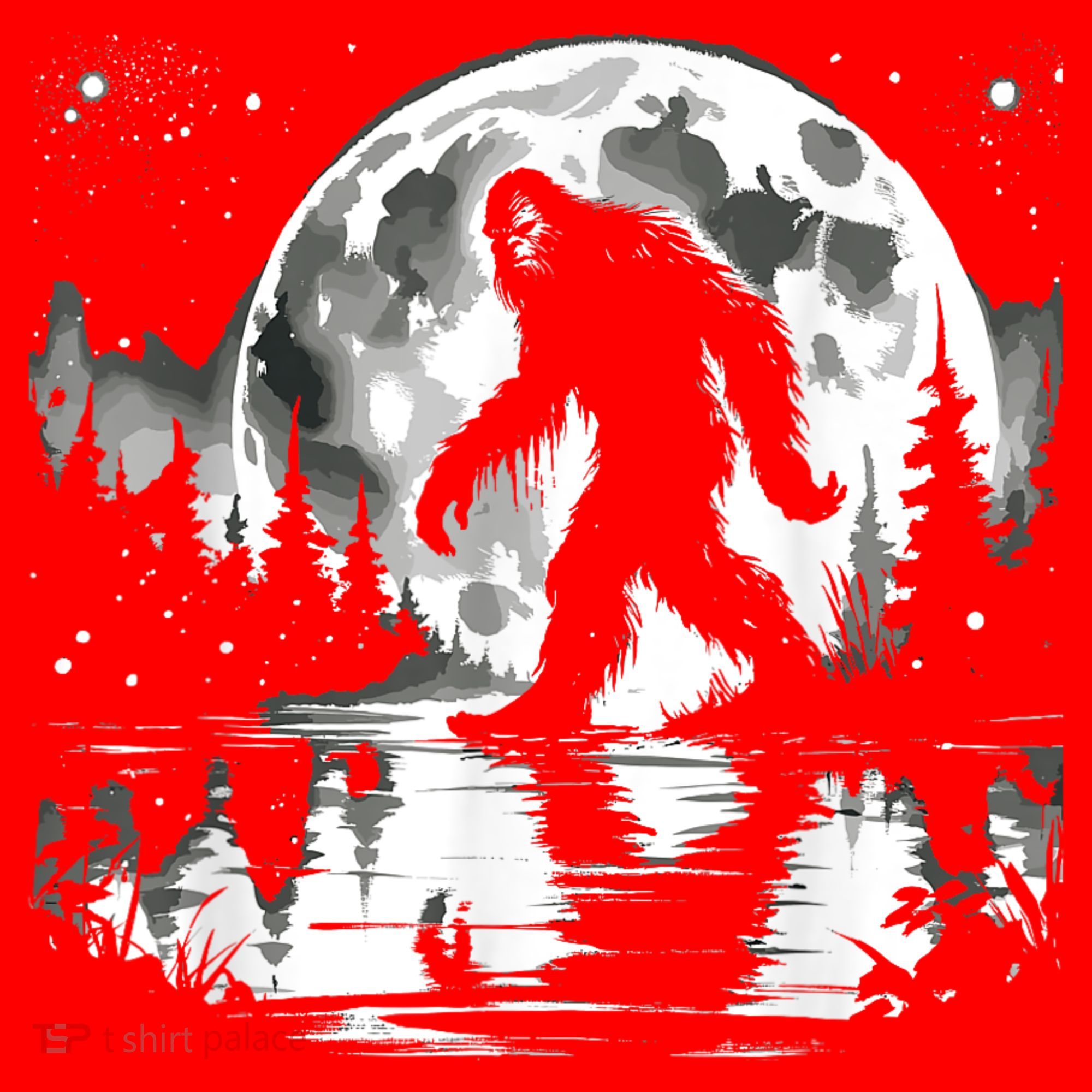 Bigfoot Sasquatch Cool Bigfoot Santa Hat