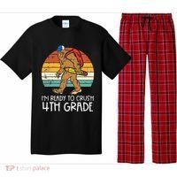 Bigfoot Sasquatch Crush 4th Grade Fourth First Day Of School Pajama Set thumb 0