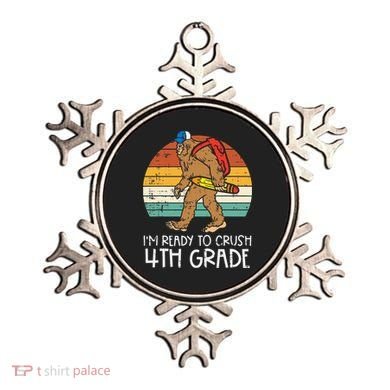 Bigfoot Sasquatch Crush 4th Grade Fourth First Day Of School Ornament