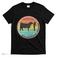 Because Show Cows ...Obviously Fun Cattle Showing Fair T-Shirt thumb 0