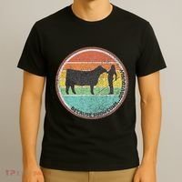 Because Show Cows ...Obviously Fun Cattle Showing Fair T-Shirt thumb 3