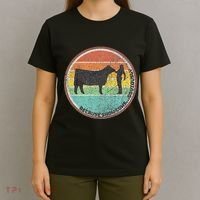 Because Show Cows ...Obviously Fun Cattle Showing Fair T-Shirt thumb 4