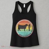 Because Show Cows ...Obviously Fun Cattle Showing Fair Women's Tank Top thumb 3