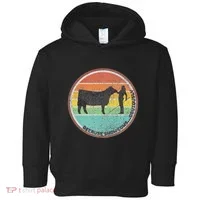 Because Show Cows ...Obviously Fun Cattle Showing Fair Toddler Hoodie thumb 0