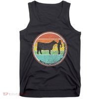 Because Show Cows ...Obviously Fun Cattle Showing Fair Tank Top thumb 0