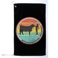 Because Show Cows ...Obviously Fun Cattle Showing Fair Golf Towel thumb 0