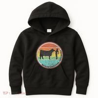 Because Show Cows ...Obviously Fun Cattle Showing Fair Kids Hoodie thumb 0