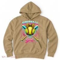 Baseball Sister Coquette Bow Women Cheer Baseball Fan Gift Hoodie thumb 0
