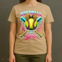 Baseball Sister Coquette Bow Women Cheer Baseball Fan Gift T-Shirt thumb 4