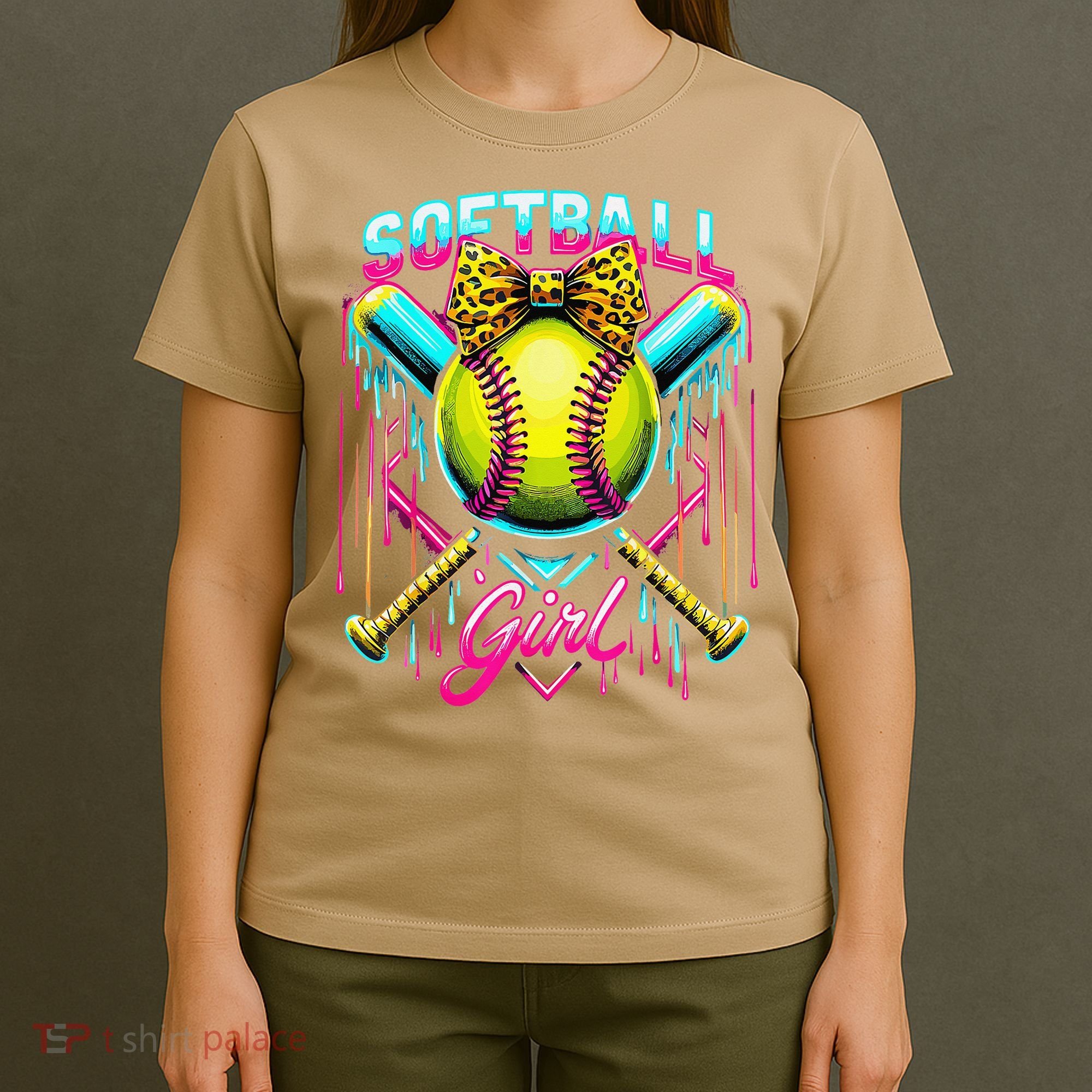 Baseball Sister Coquette Bow Women Cheer Baseball Fan Gift T-Shirt
