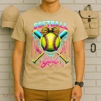 Baseball Sister Coquette Bow Women Cheer Baseball Fan Gift T-Shirt thumb 6