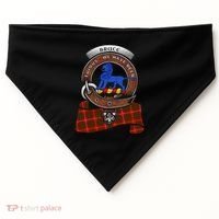 Bruce Scottish Clan Badge & Tartan USA-Made Doggie Bandana thumb 0
