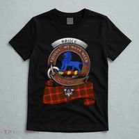 Bruce Scottish Clan Badge & Tartan T-Shirt thumb 5