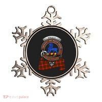 Bruce Scottish Clan Badge & Tartan Ornament thumb 0