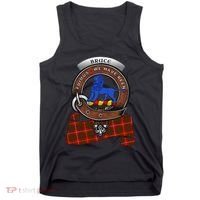 Bruce Scottish Clan Badge & Tartan Tank Top thumb 0