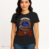 Bruce Scottish Clan Badge & Tartan Women's T-Shirt thumb 4