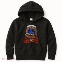 Bruce Scottish Clan Badge & Tartan Kids Hoodie thumb 0