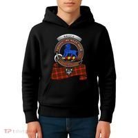 Bruce Scottish Clan Badge & Tartan Kids Hoodie thumb 4