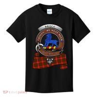 Bruce Scottish Clan Badge & Tartan Kids T-Shirt thumb 0