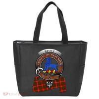 Bruce Scottish Clan Badge & Tartan Tote Bag thumb 0