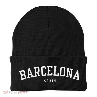 Barcelona Spain College Style Vacation Souvenir Beanie