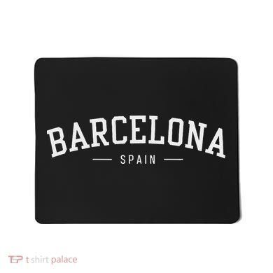 Barcelona Spain College Style Vacation Souvenir Mousepad