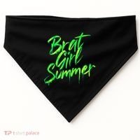 Brat Summer Cute Retro Summer USA-Made Doggie Bandana thumb 0