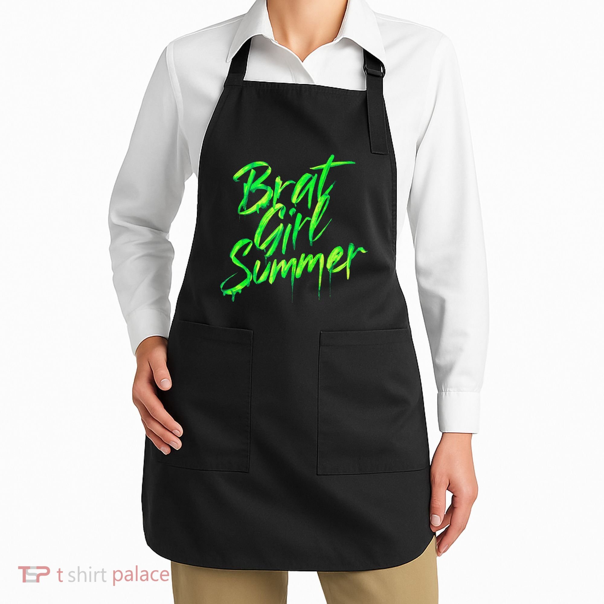 Brat Summer Cute Retro Summer Apron