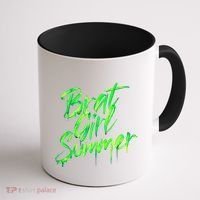 Brat Summer Cute Retro Summer Coffee Mug thumb 1