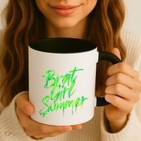 Brat Summer Cute Retro Summer Coffee Mug thumb 3