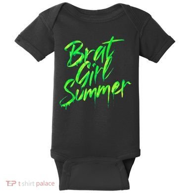 Brat Summer Cute Retro Summer Baby Bodysuit