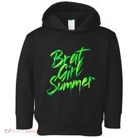 Brat Summer Cute Retro Summer Toddler Hoodie thumb 0