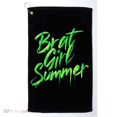 Brat Summer Cute Retro Summer Golf Towel