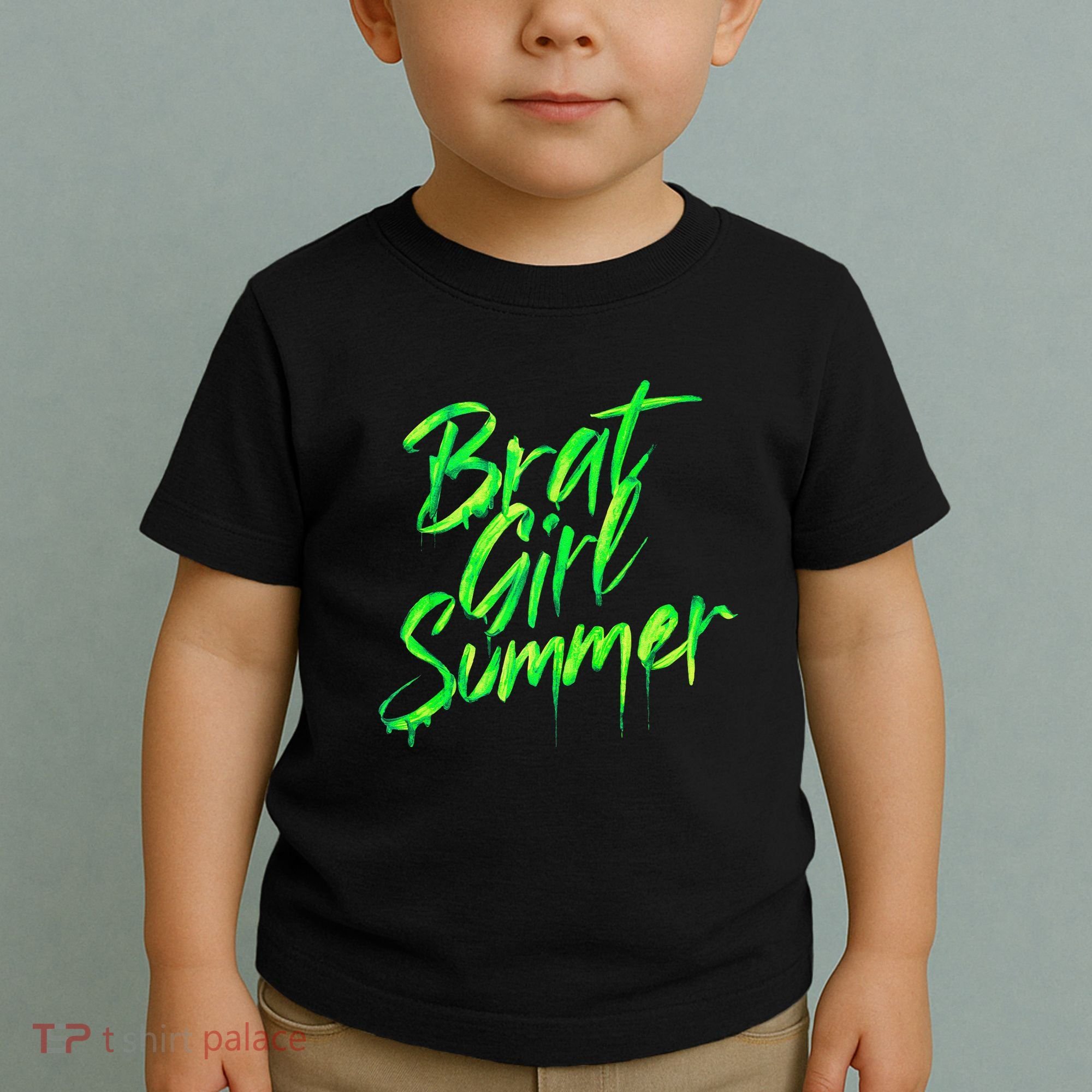 Brat Summer Cute Retro Summer Toddler T-Shirt