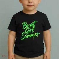 Brat Summer Cute Retro Summer Toddler T-Shirt thumb 2