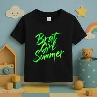 Brat Summer Cute Retro Summer Toddler T-Shirt thumb 3