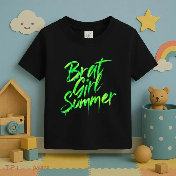 Brat Summer Cute Retro Summer Toddler T-Shirt