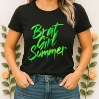 Brat Summer Cute Retro Summer Women's T-Shirt thumb 2
