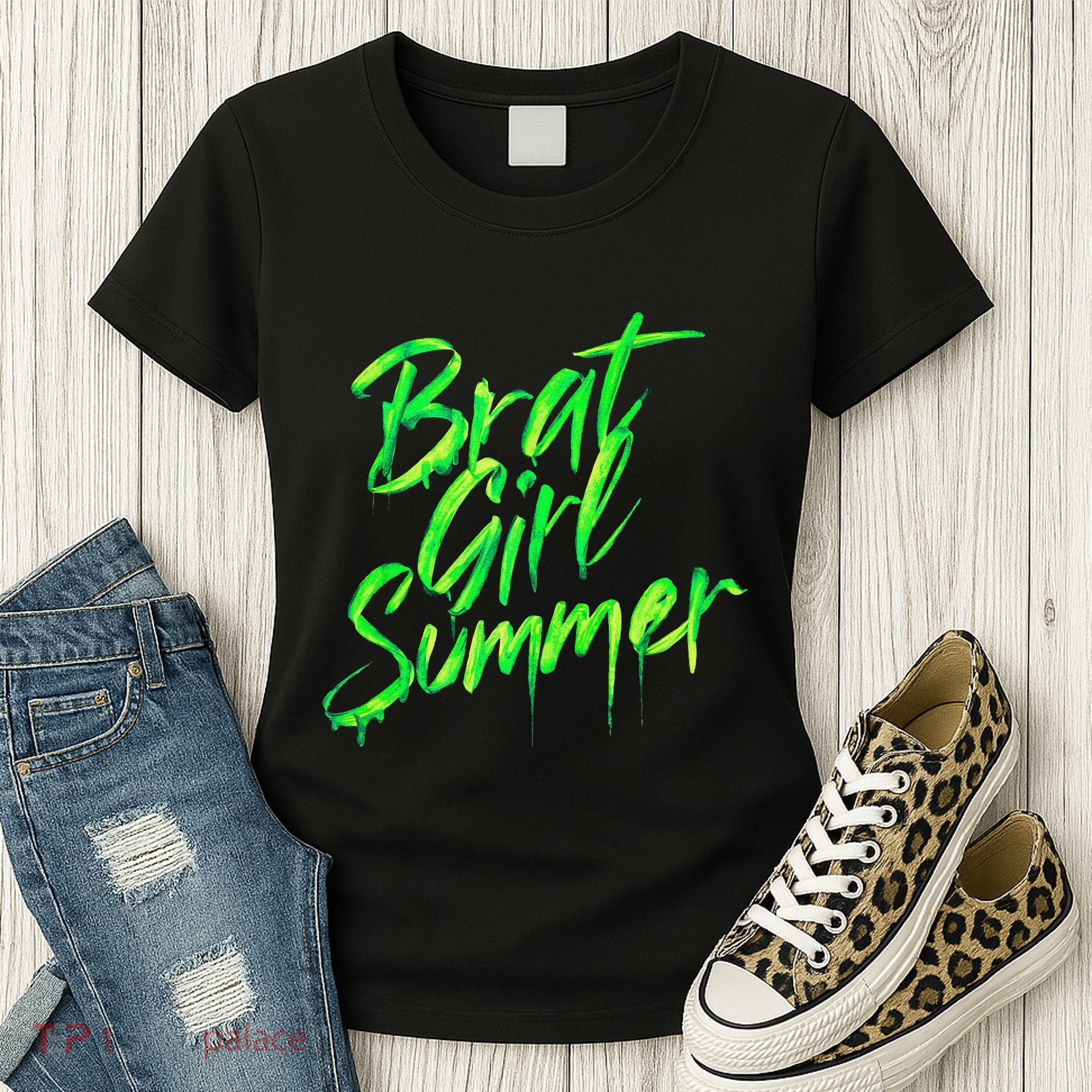 Brat Summer Cute Retro Summer Women's T-Shirt