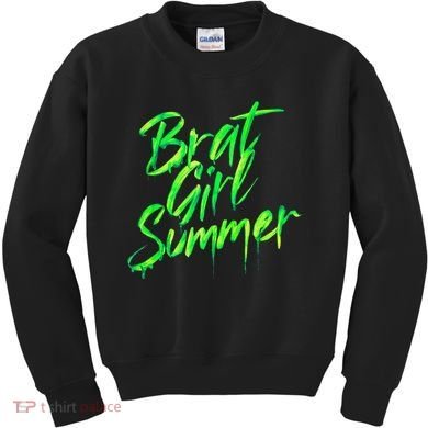 Brat Summer Cute Retro Summer Kids Sweatshirt