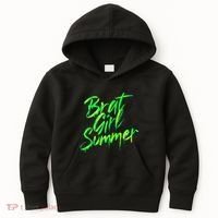 Brat Summer Cute Retro Summer Kids Hoodie thumb 0