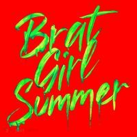 Brat Summer Cute Retro Summer Santa Hat thumb 1