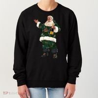 Boujee Santa Champagne Luxe Santa Funny Christmas Women's Sweatshirt thumb 0
