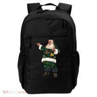 Boujee Santa Champagne Luxe Santa Funny Christmas Backpack thumb 0