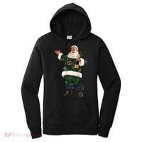 Boujee Santa Champagne Luxe Santa Funny Christmas Women's Hoodie thumb 0